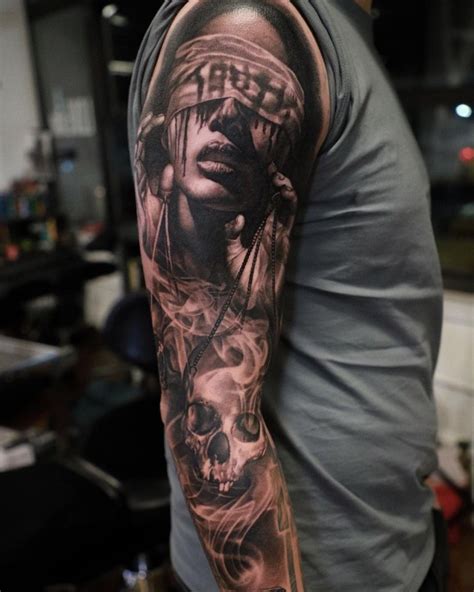 black and grey realism tattoo sleeve|black and grey tattoo history.